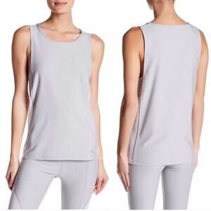 X by GOTTEX Mesh Side Scoop Activewear Tank Top Shirt Workout